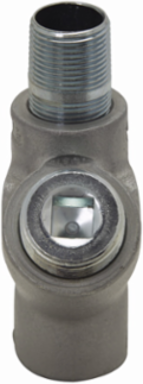 Conduit Sealing Fitting, Male and Female, Copper-free Aluminum, 1/2 Inch, Vertical Only