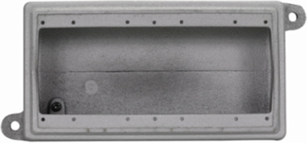 Deep Four-Gang Condulet Device Box, Feraloy Iron Alloy, 9.63 Inch Length, 11.5 lb
