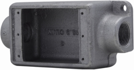 Condulet FD Device Box, Deep, Copper-free Aluminum, Single-gang, 1 Inch