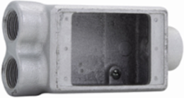 Condulet FDC Device Box Deep Feraloy Iron Alloy 1/2 Inch Single-Gang C Shape