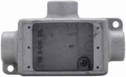 Condulet FDC Device Box, Deep, Feraloy Iron Alloy, T Shape, 1/2 Inch