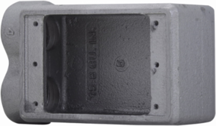 Condulet FD Device Box, Deep, Copper-free Aluminum, Single-gang, 3/4 Inch