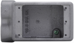 Condulet FD Device Box, Deep, Copper-free Aluminum, Single-gang, 3/4 Inch