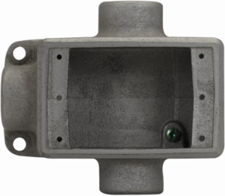 Condulet FD Device Box Deep Feraloy Iron Alloy 1 Inch Single-gang T Shape