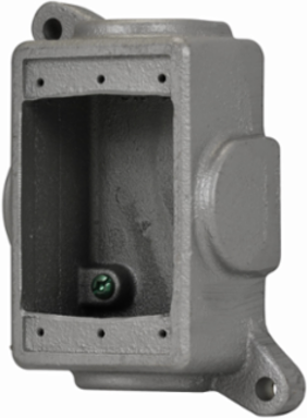 Condulet FS Blank Device Box, 3.25 Inch Deep, Feraloy Iron Alloy, Single-Gang