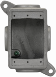 Condulet FS Blank Device Box, 3.25 Inch Deep, Feraloy Iron Alloy, Single-Gang