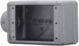 Condulet Device Box, Shallow, Feraloy Iron Alloy, Single-gang, 3/4 Inch