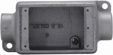 Condulet FS Device Box, Shallow, Die Cast Aluminum, 3/4 Inch, C Shape