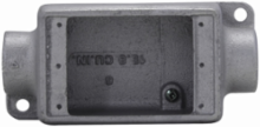 Condulet FS Device Box, Shallow, Feraloy Iron Alloy, 3/4 Inch, 1 Gang, C Shape