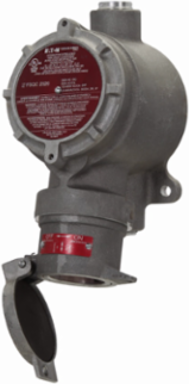 Arktite Interlocked Receptacle with Switch, 3/4" Size, 0.39-1.20 Inch Cable Diameter, Brass Contacts
