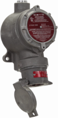 Arktite Interlocked Receptacle with Switch, 30A, 1 Inch, Brass Contacts, 120-600 Vac