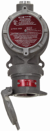 Arktite Interlocked Receptacle, 1 Inch, 0.55-0.70 Inch Cable Diameter, Brass Contacts, Copper-Free Aluminum