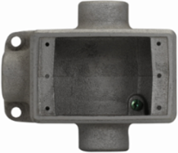 Shallow Condulet FS Device Box, T Shape, Feraloy Iron Alloy, 3/4 Inch