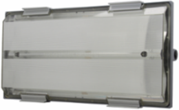 Long Twin Tube Fluorescent Light Fixture 24 Inch 2-Lamp 40W 12 Inch Height