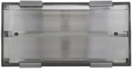 Long Twin Tube Fluorescent Fixture, 40W, 2-Lamp, 347 Vac, IP66