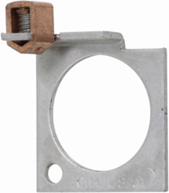 Grounding Plate, Steel, 3/4 Inch, 0.65 lb
