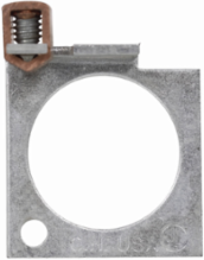 Grounding Plate, Steel, 3/4 Inch, 0.65 lb