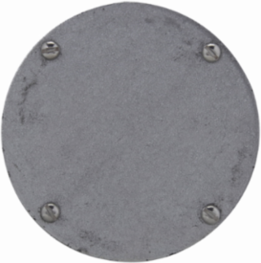 Condulet Blank Cover, 4.56 Inch x 4.56 Inch, Copper-free Aluminum, Surface Mount