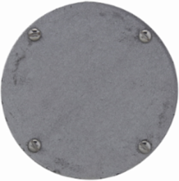 Condulet Blank Cover, 4.56 Inch x 4.56 Inch, Copper-free Aluminum, Surface Mount