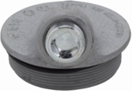 Condulet GUA Sealing Cover, 3 Inch Diameter, Feraloy Iron Alloy, Group B Rated