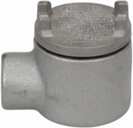 Condulet Outlet Box with Cover, 2 Inch Diameter, Feraloy Iron Alloy, 1/2 Inch Trade Size