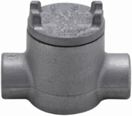 Conduit Outlet Box with Cover, 3" Opening, Feraloy Iron Alloy, 1/2" Trade Size
