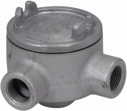 Condulet Outlet Box, 3" Cover, Feraloy Iron Alloy, 3/4" Trade Size