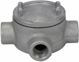 Condulet Outlet Box, 3" Cover Opening, Feraloy Iron Alloy, 3/4" Trade Size, Class I Division 1