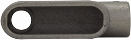 LB Shape Conduit Outlet Body, Feraloy Iron Alloy, 1-1/4 Inch