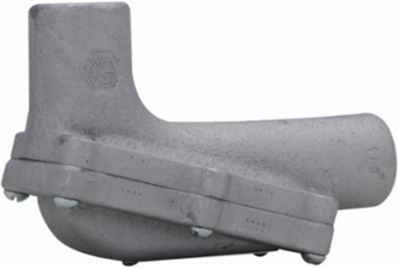 Condulet Outlet Body with Cover, Copper-free Aluminum, 1-1/2 Inch, 6.2 lb