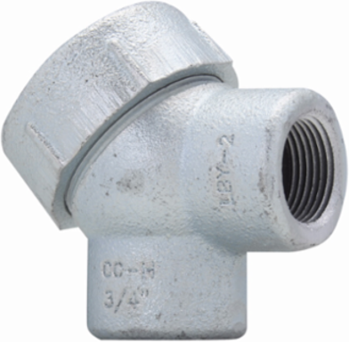 Condulet Service Entrance Elbow 1-1/2 Inch Rigid/IMC 90° Feraloy Iron Alloy