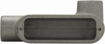 Condulet Form 8 Outlet Body, Feraloy Iron Alloy, LR Shape, 2-1/2 Inch