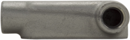 Condulet Form 8 Outlet Body, Feraloy Iron Alloy, LR Shape, 2-1/2 Inch