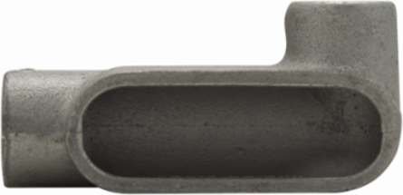 Condulet Form 7 Outlet Body, 3 Inch, Feraloy Iron Alloy, NEMA 12