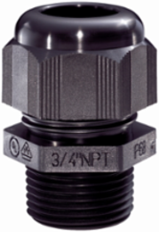 Eaton Crouse-Hinds series NCG cord grip, Cable range min/max: 0.55-1.00", Non-armoured and tray cable, Non-armoured gland, Polyamide 6, General purpose, 1" NPT