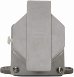 Arktite Receptacle Assembly 30A, NEMA 4X, 5-1/2 Inch Long, 7-1/2 Inch High