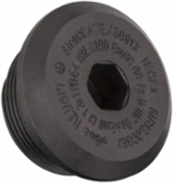 Redapt PDE Stopping Plug, M20 Thread, 24.5 MM Width, Dome Head
