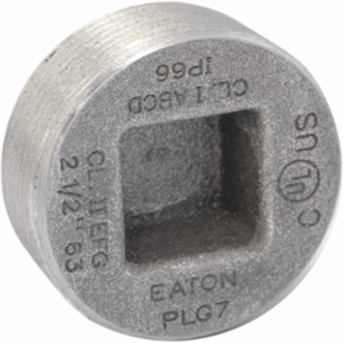 2 Inch Recessed Conduit Plug, Copper-free Aluminum, Hazardous Locations