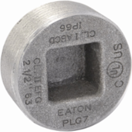 2 Inch Recessed Conduit Plug, Copper-free Aluminum, Hazardous Locations