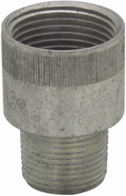 Rigid/IMC Adapter 1/2 Inch NPT to 3/4 Inch NPT, Steel, Male to Female