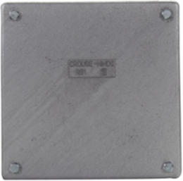Junction Box 8-1/2 Inch x 8-1/2 Inch x 4 Inch, Feraloy Iron Alloy, NEMA 3