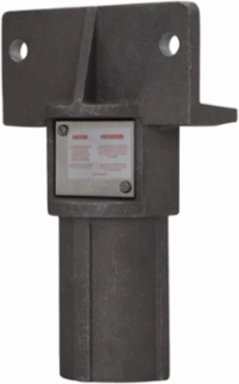 Hazard-Gard FZD Adapter, 7.4 Inch Width, 10 Inch Length, Fits 2 Inch NPT Conduit Pole