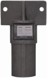 Hazard-Gard FZD Adapter, 7.4 Inch Width, 10 Inch Length, Fits 2 Inch NPT Conduit Pole