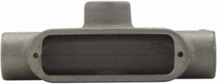 Condulet Form 8 T Shape Outlet Body, Feraloy Iron Alloy, 1/2 Inch, NEMA 12