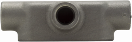 Condulet Form 8 T Shape Outlet Body, Feraloy Iron Alloy, 1/2 Inch, NEMA 12