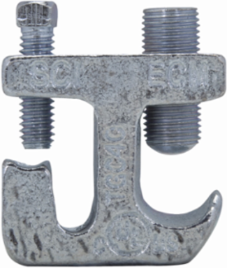 Cable Tray Ground Conductor Clamp #6-2/0 AWG, Malleable Iron, 1.88 Inch Length