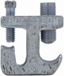 Cable Tray Ground Conductor Clamp #6-2/0 AWG, Malleable Iron, 1.88 Inch Length