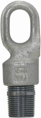 Flexible Fixture Hanger, Male, 125 lb Load, 3/4 Inch Stem, Malleable Iron, Pendant Mount
