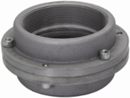 Union Fitting, 6 Inch Female, Rigid/IMC, Feraloy Iron Alloy, Hazardous Locations