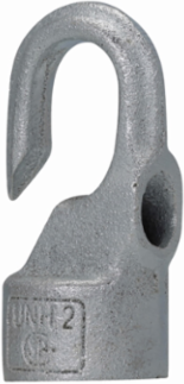 Flexible Fixture Hanger, Female, 125 lb Rated, 1/2 Inch Stem Size, Malleable Iron
